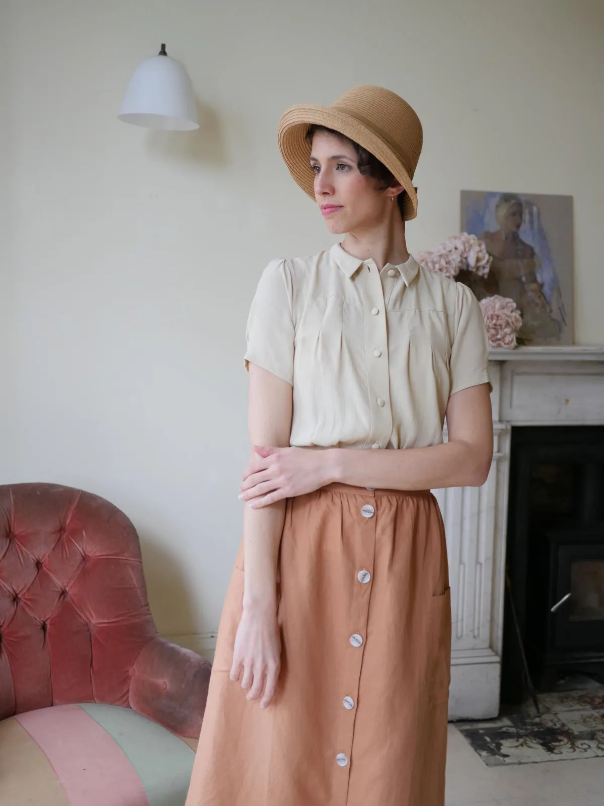 1930's Blouse - Antique Cream