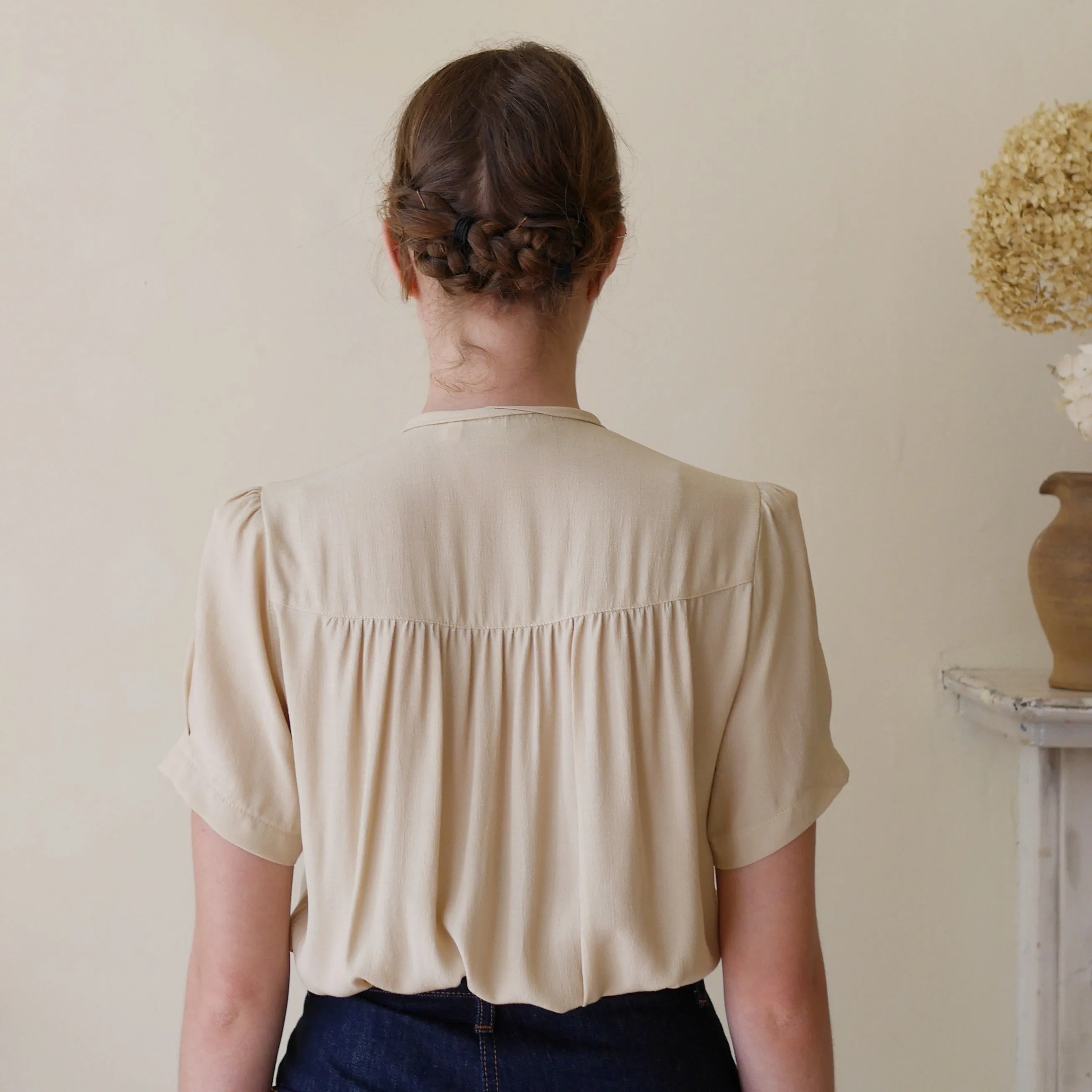 1930's Blouse - Antique Cream