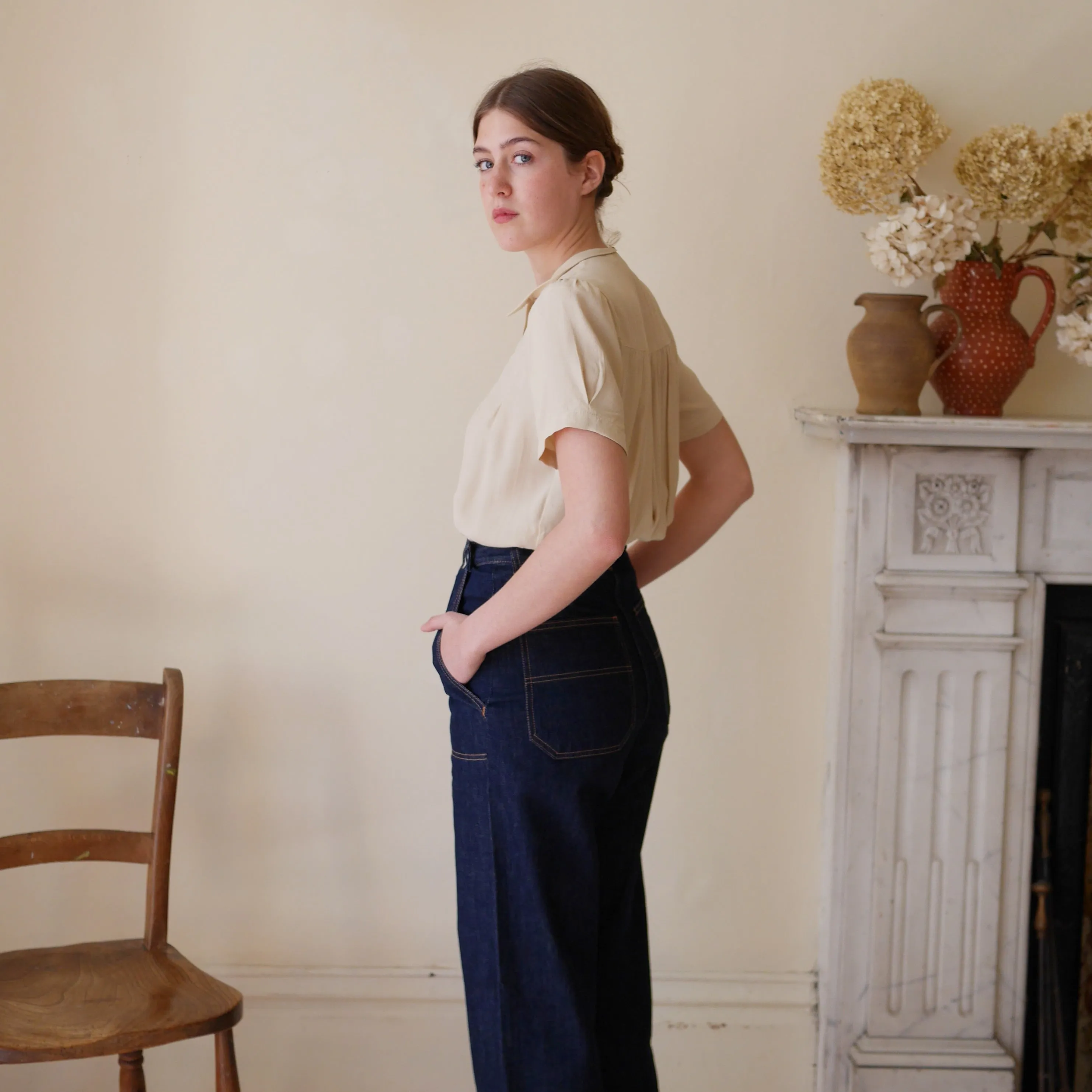 1930's Blouse - Antique Cream