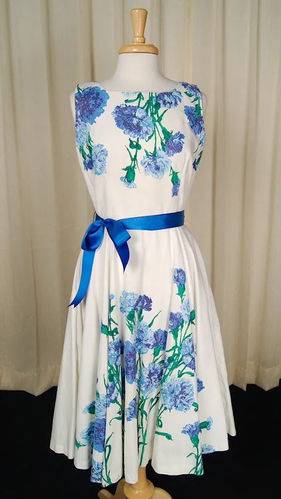 1950s Carnation Swing Dress