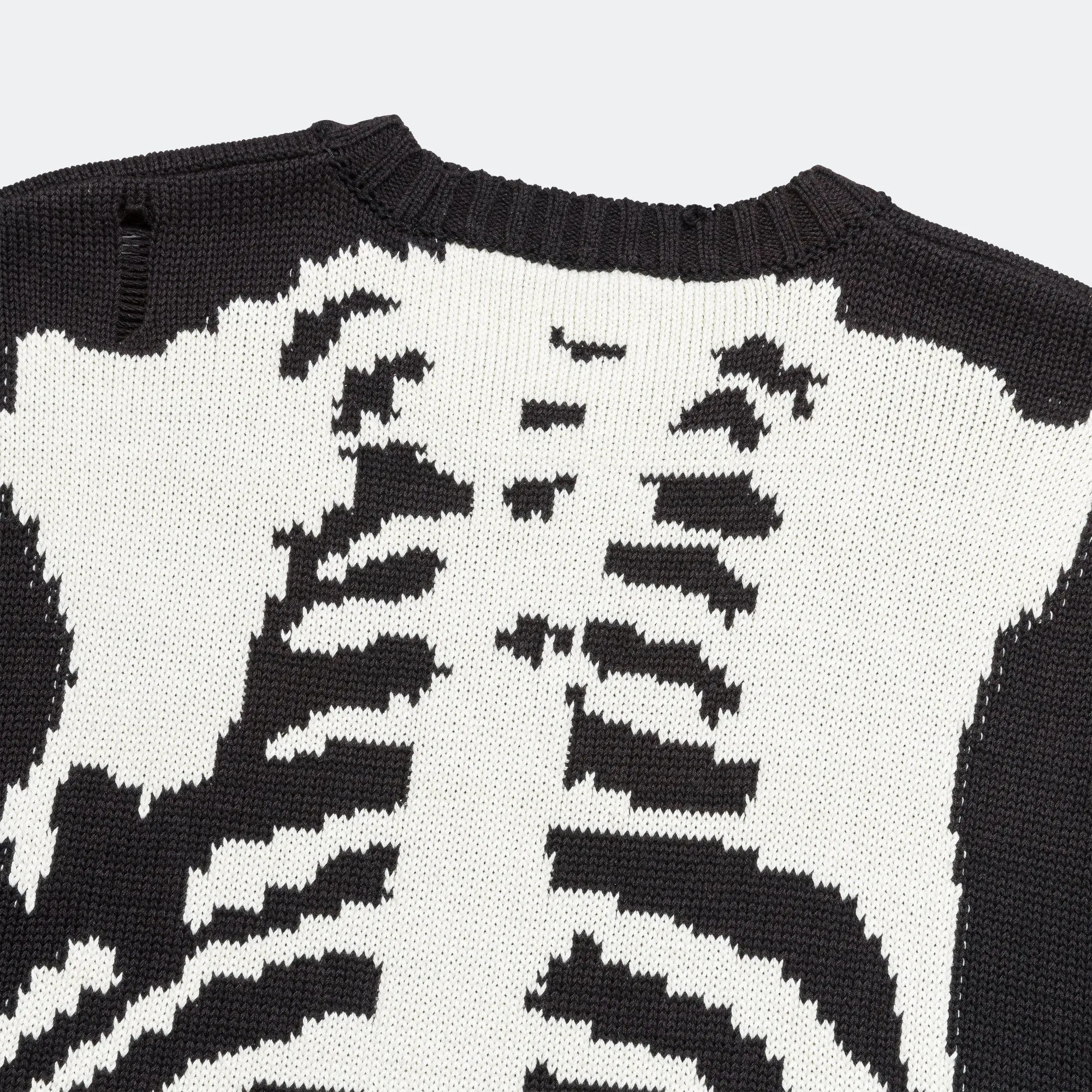 5G Cotton Knit BONE Vest - Black