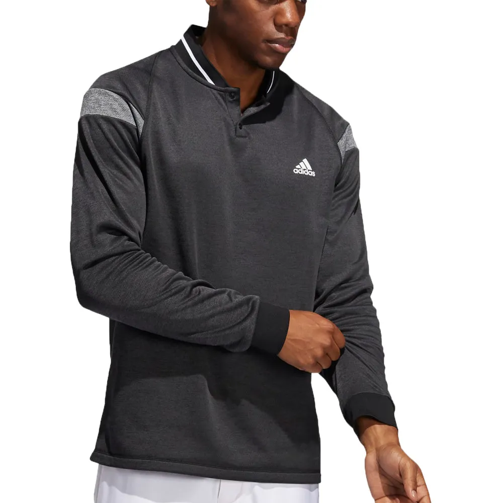 adidas 2 Buttoned Pullover - Black