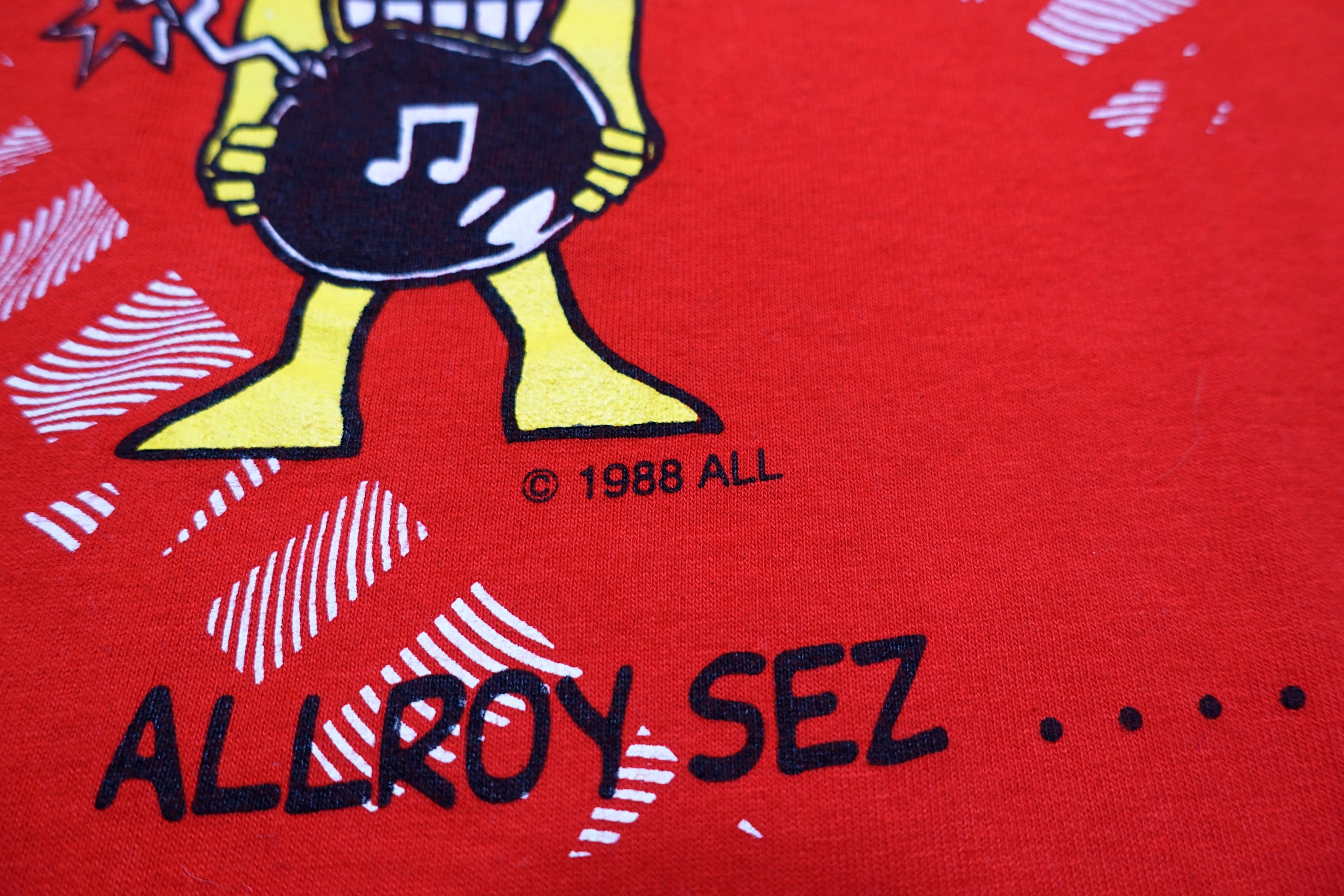 ALL - Allroy Sez... 1988 Tour Shirt (Fruit Of The Loom) Size Large