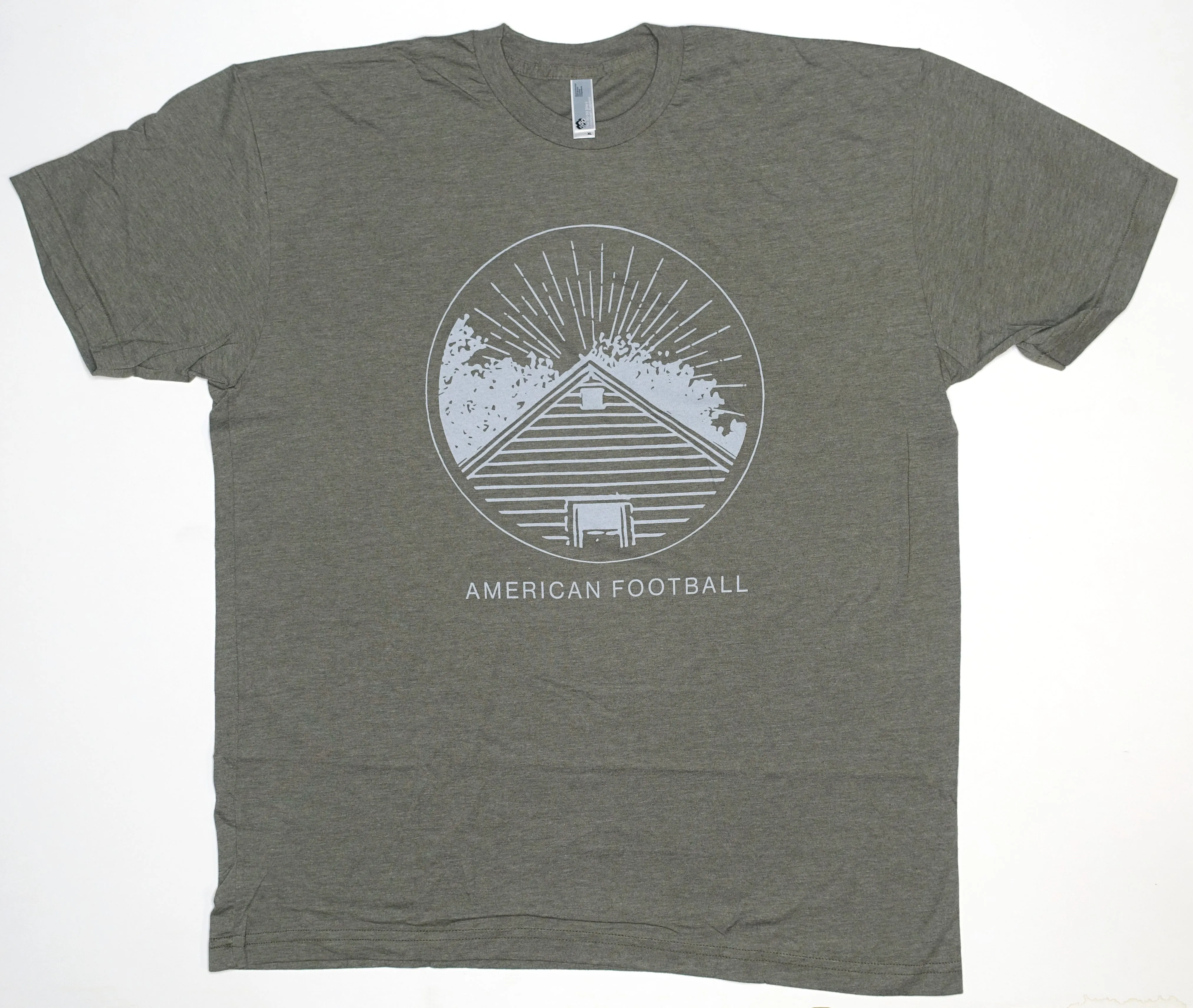 American Football -  Home Is Where The Haunt Is Tour Shirt Size XL (Olive)