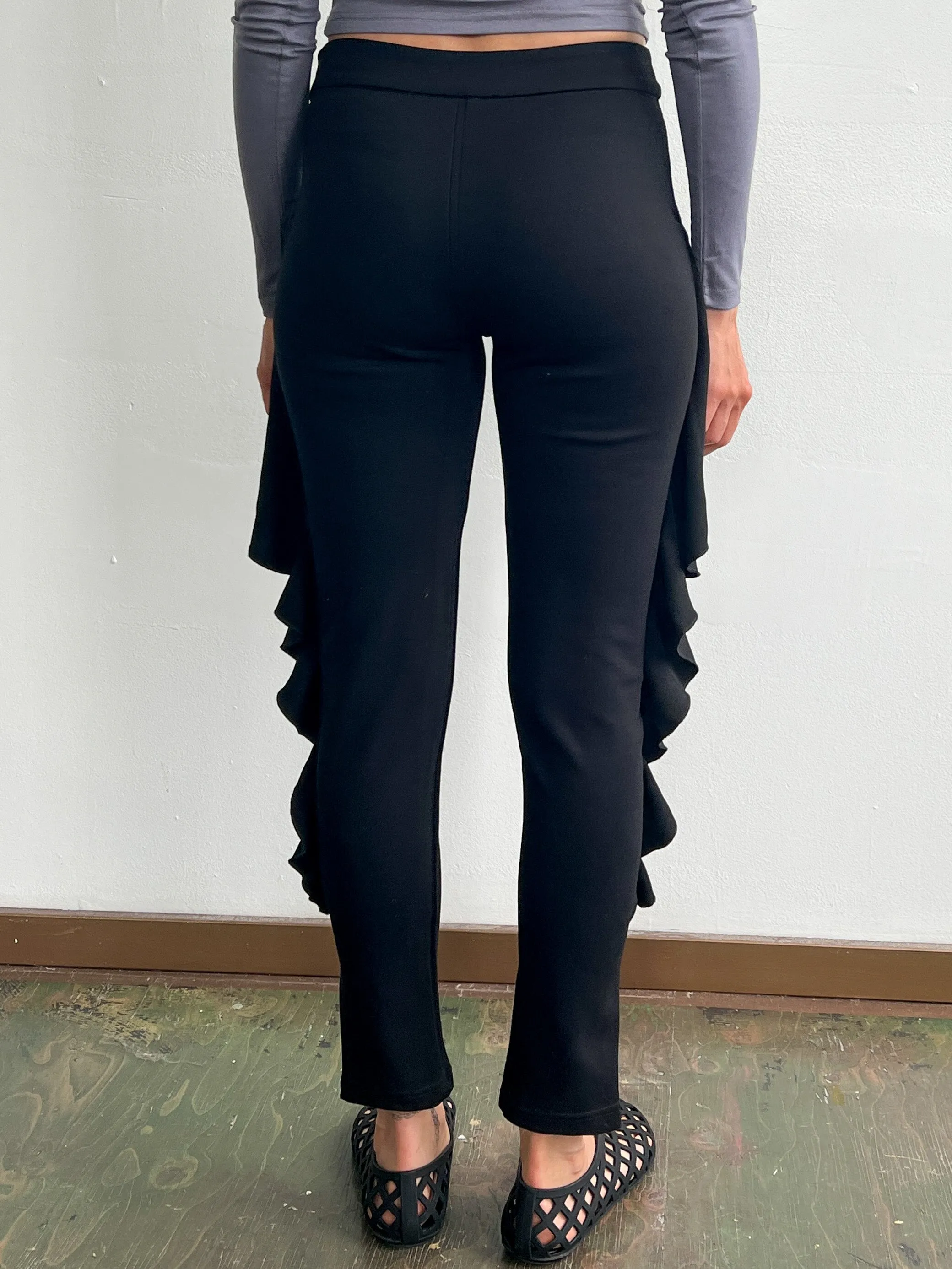 Ann Fontaine Ruffled Pant (S)