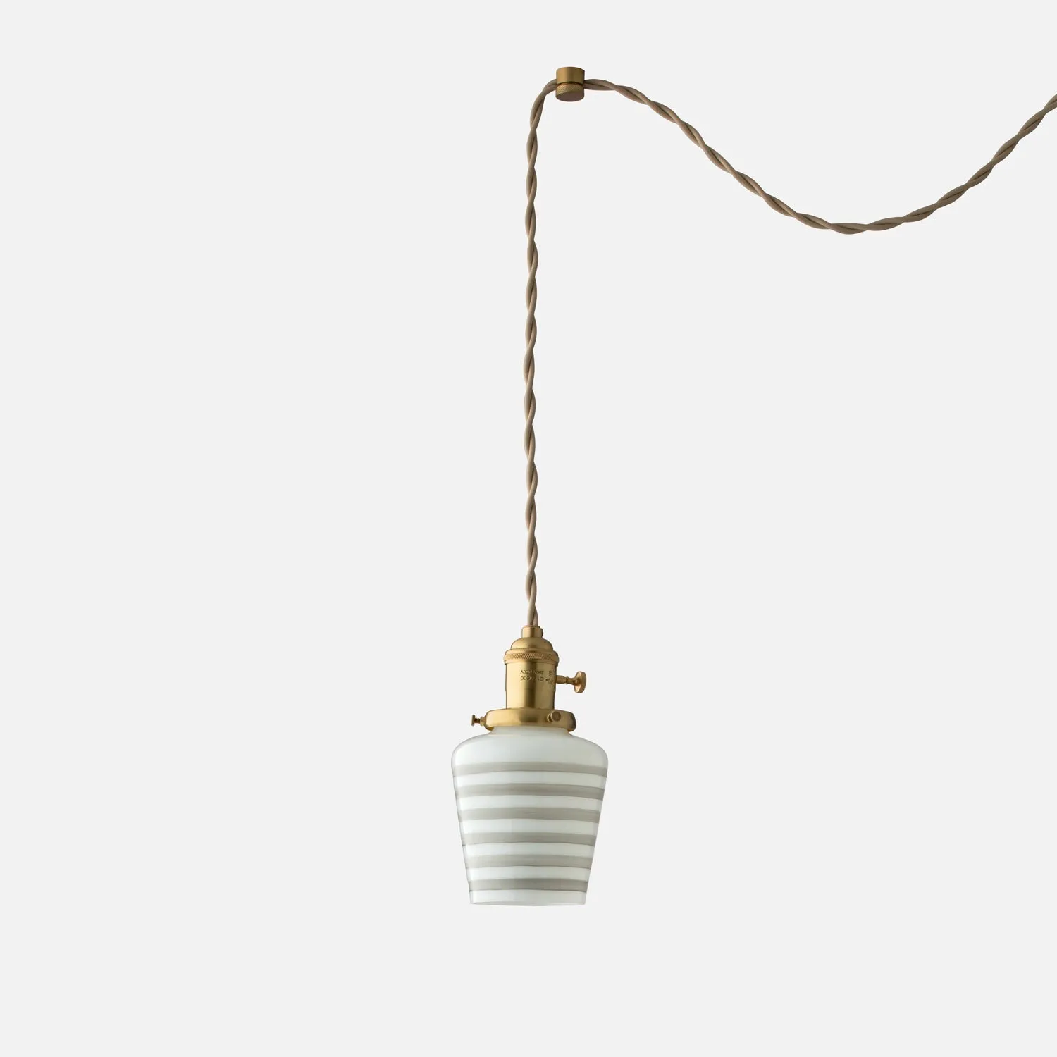 Apartment Plug-In Pendant 2.25"