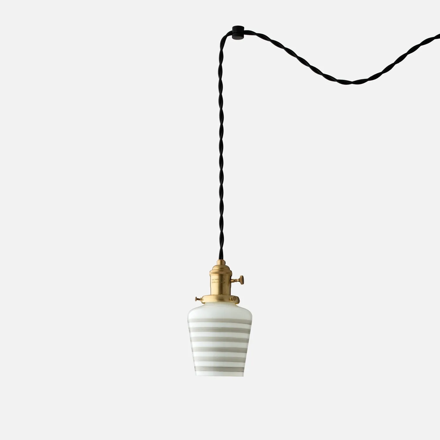 Apartment Plug-In Pendant 2.25"