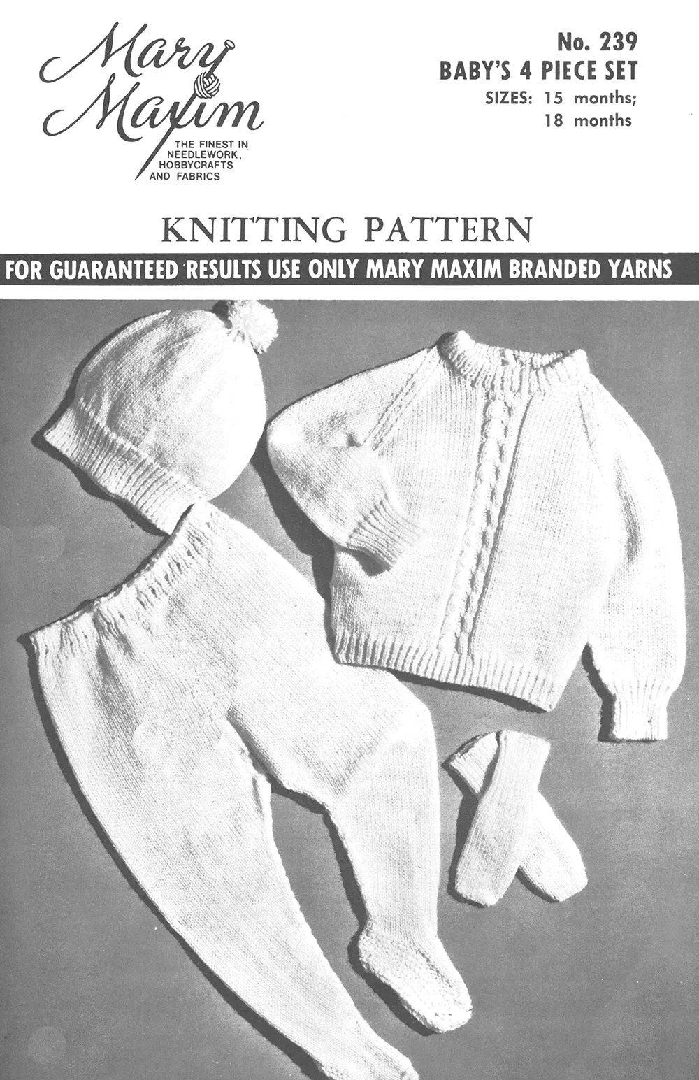 Baby's 4 Piece Set Pattern