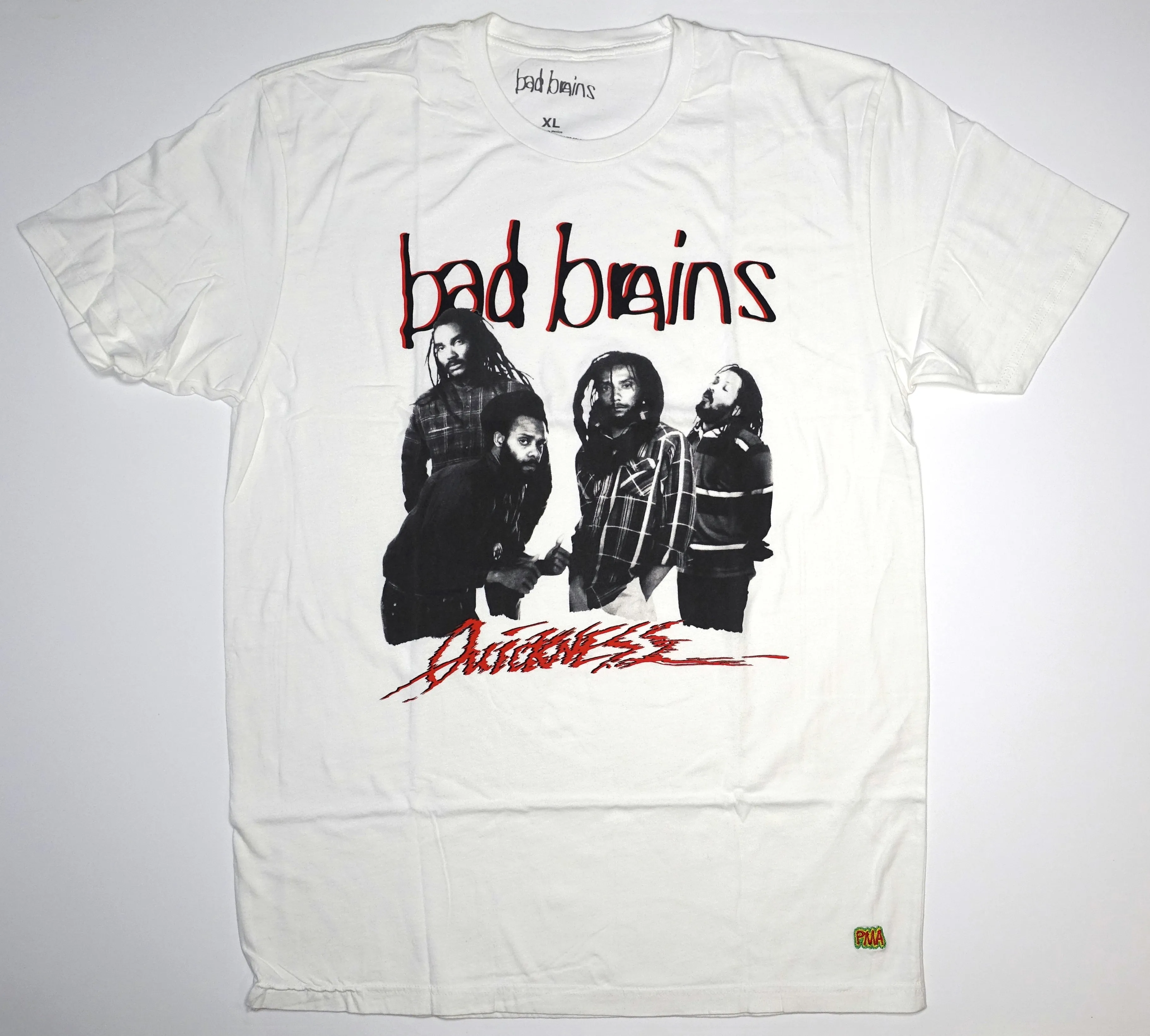 Bad Brains - Quickness / PMA Official XL Shirt (White)