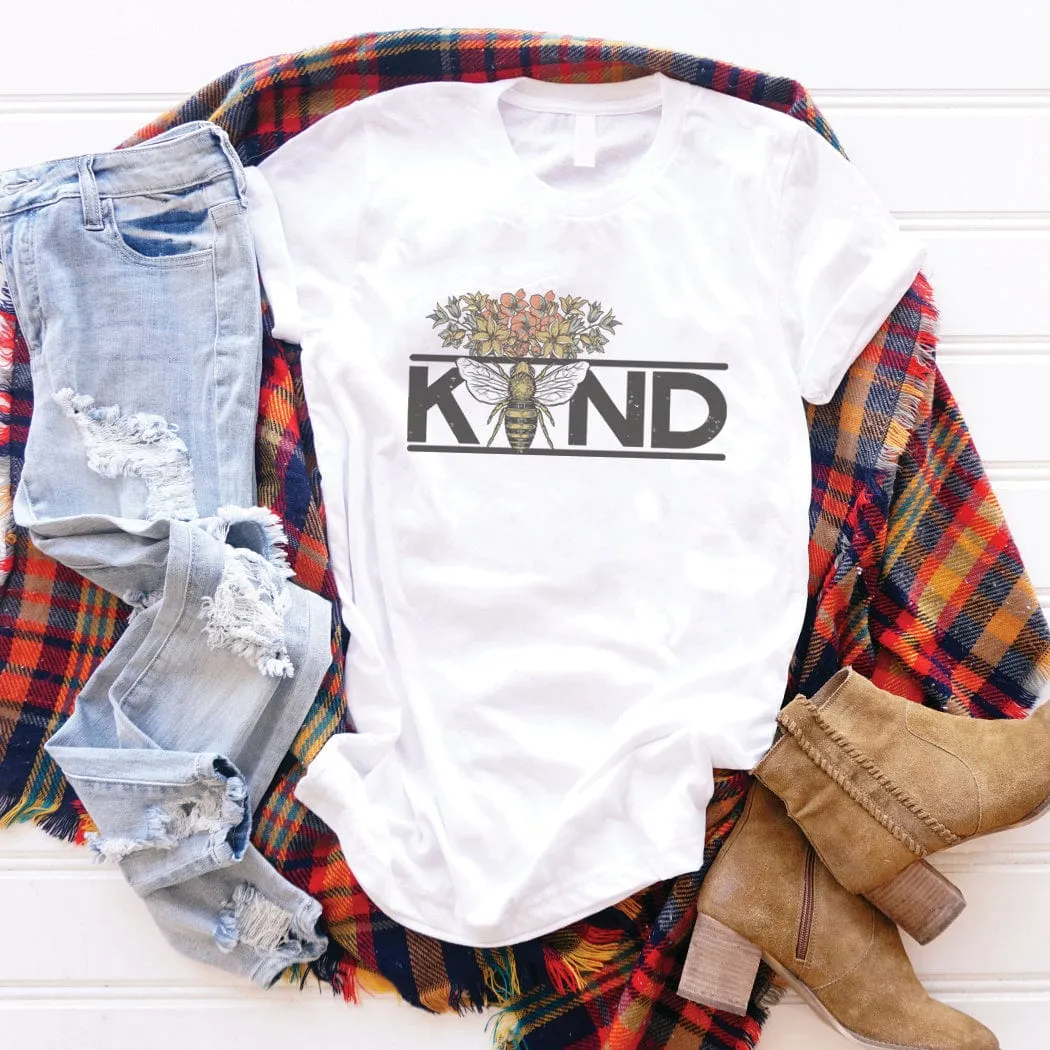 Bee Kind Graphic T-Shirt - TY119