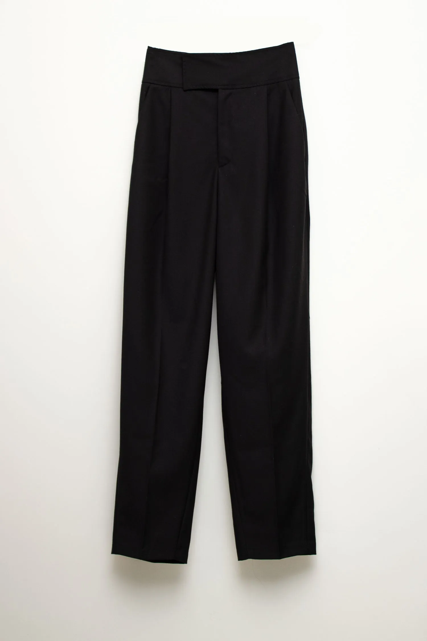 Black Straight-leg Pants