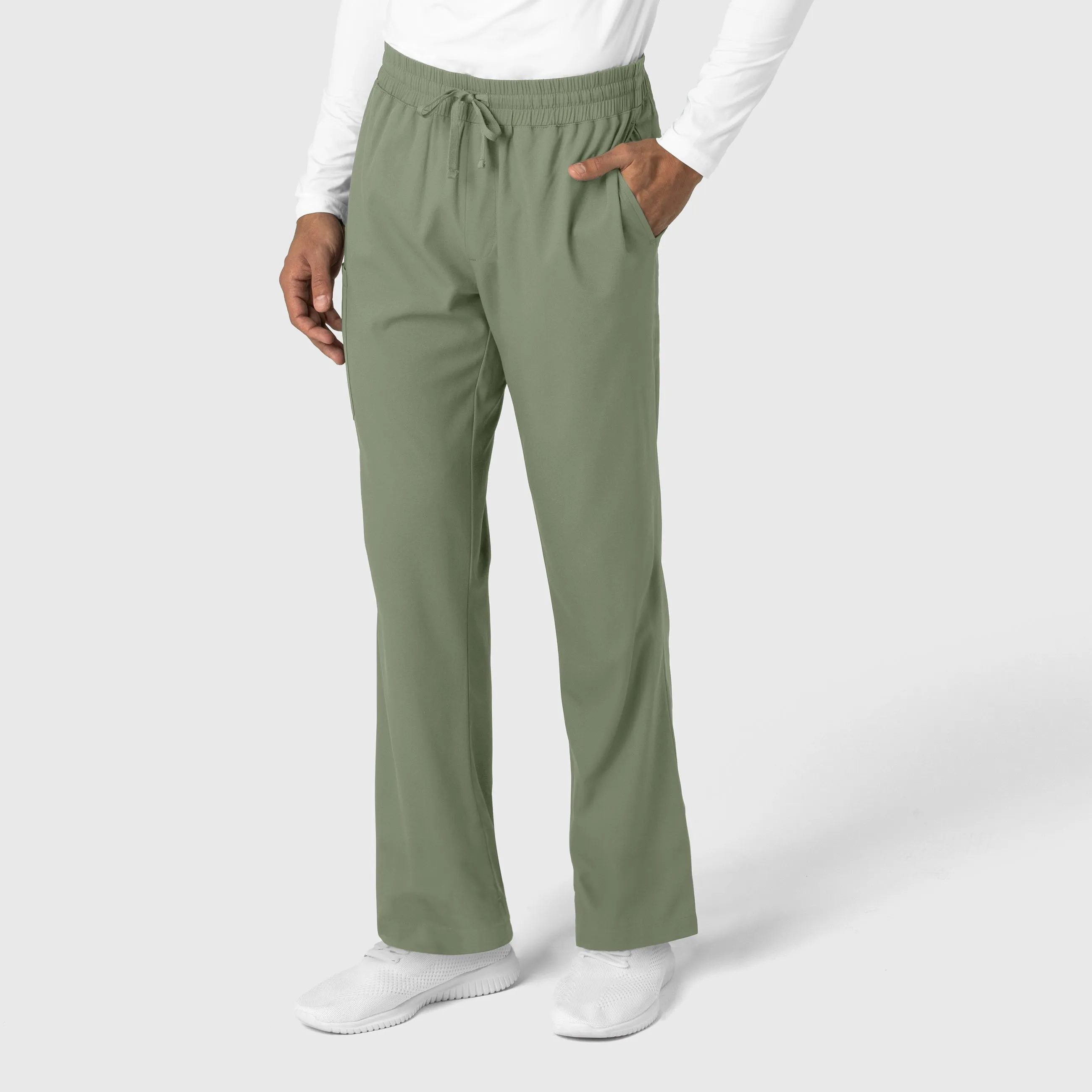 Boundless Men's Straight Leg Scrub Pant - Sage