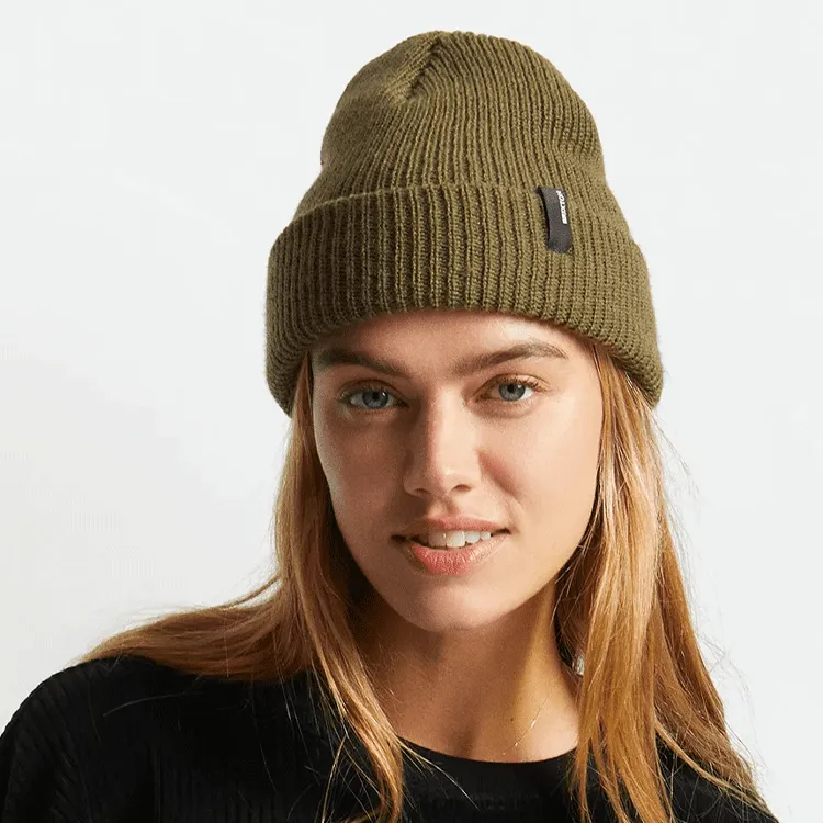 Brixton Heist Beanie - Military Olive