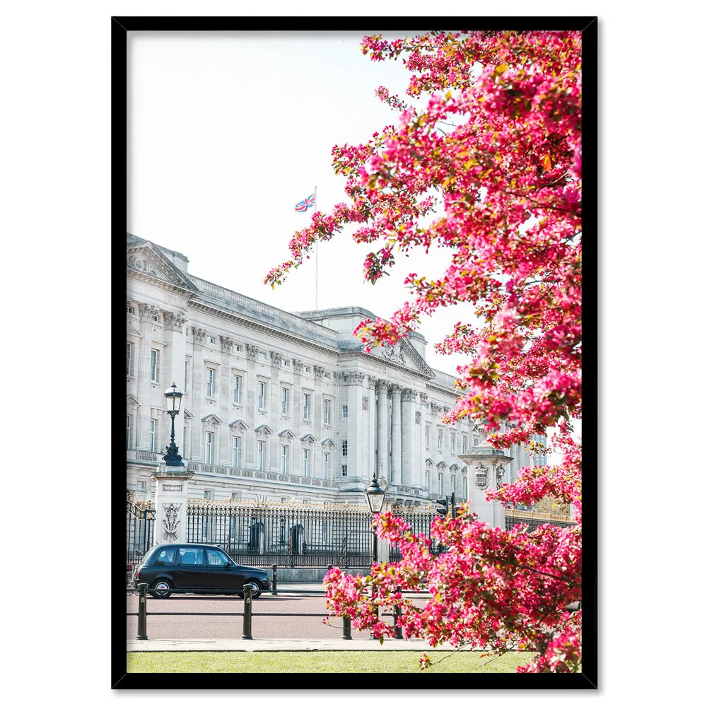 Buckingham Palace in Spring - Art Print by Victoria's Stories