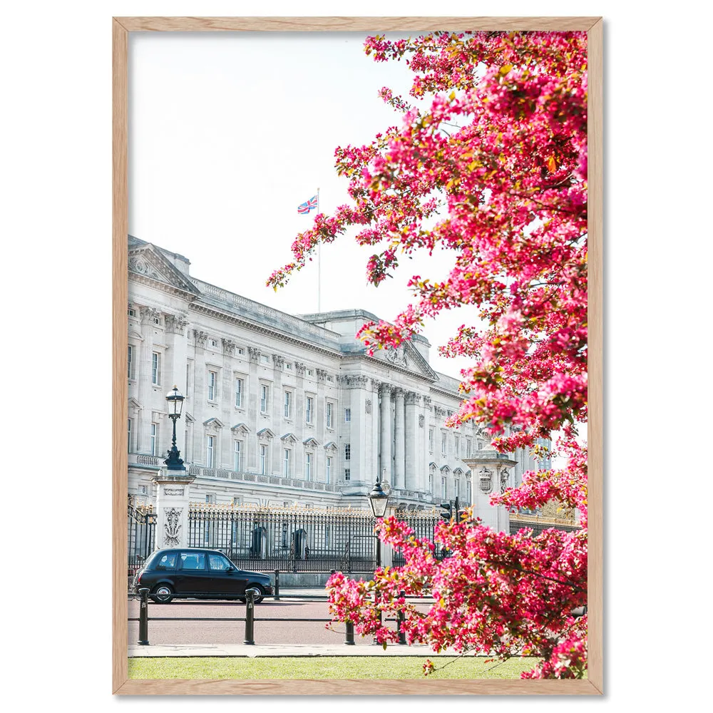 Buckingham Palace in Spring - Art Print by Victoria's Stories