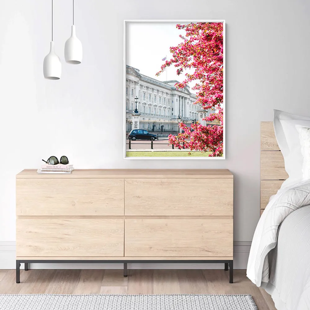 Buckingham Palace in Spring - Art Print by Victoria's Stories