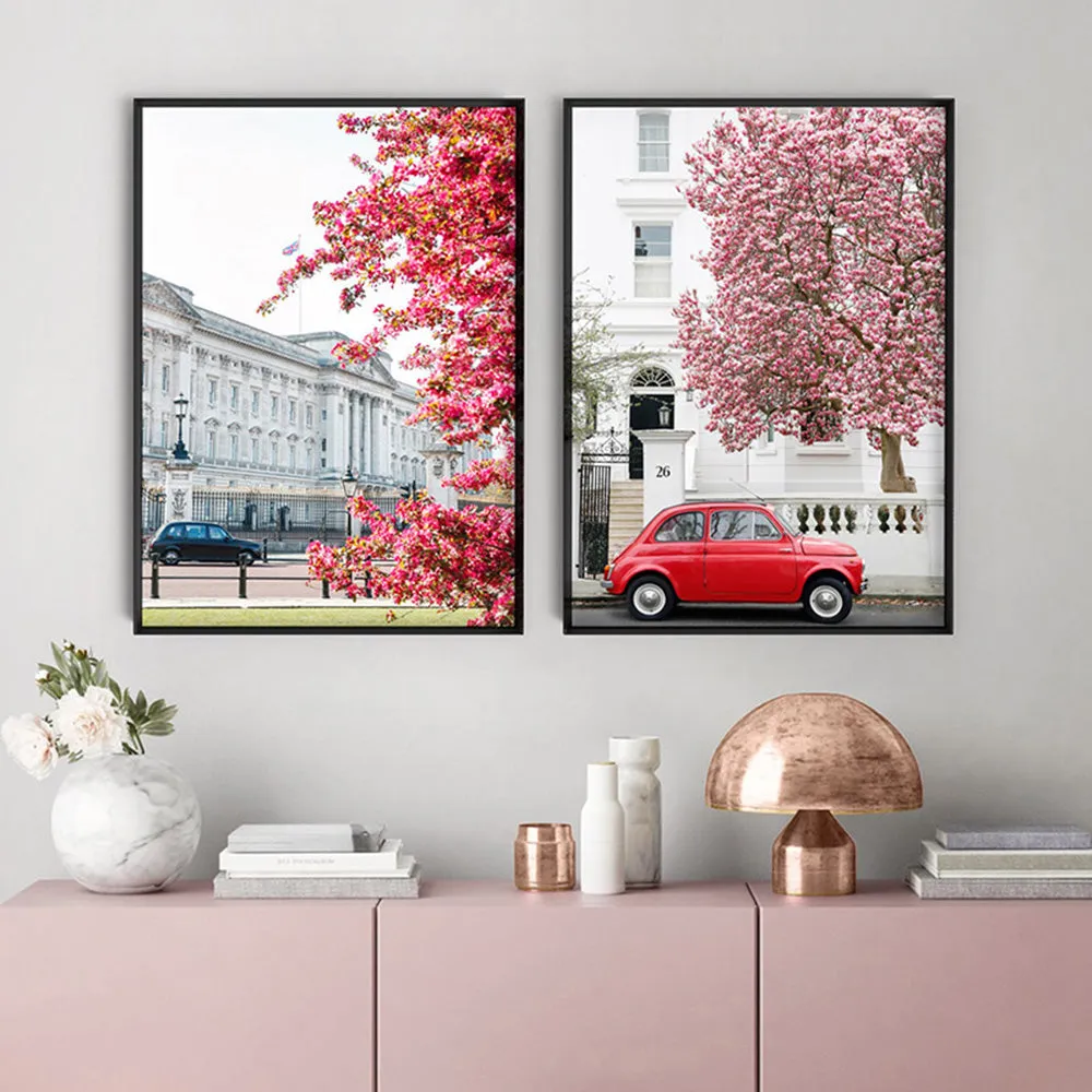 Buckingham Palace in Spring - Art Print by Victoria's Stories