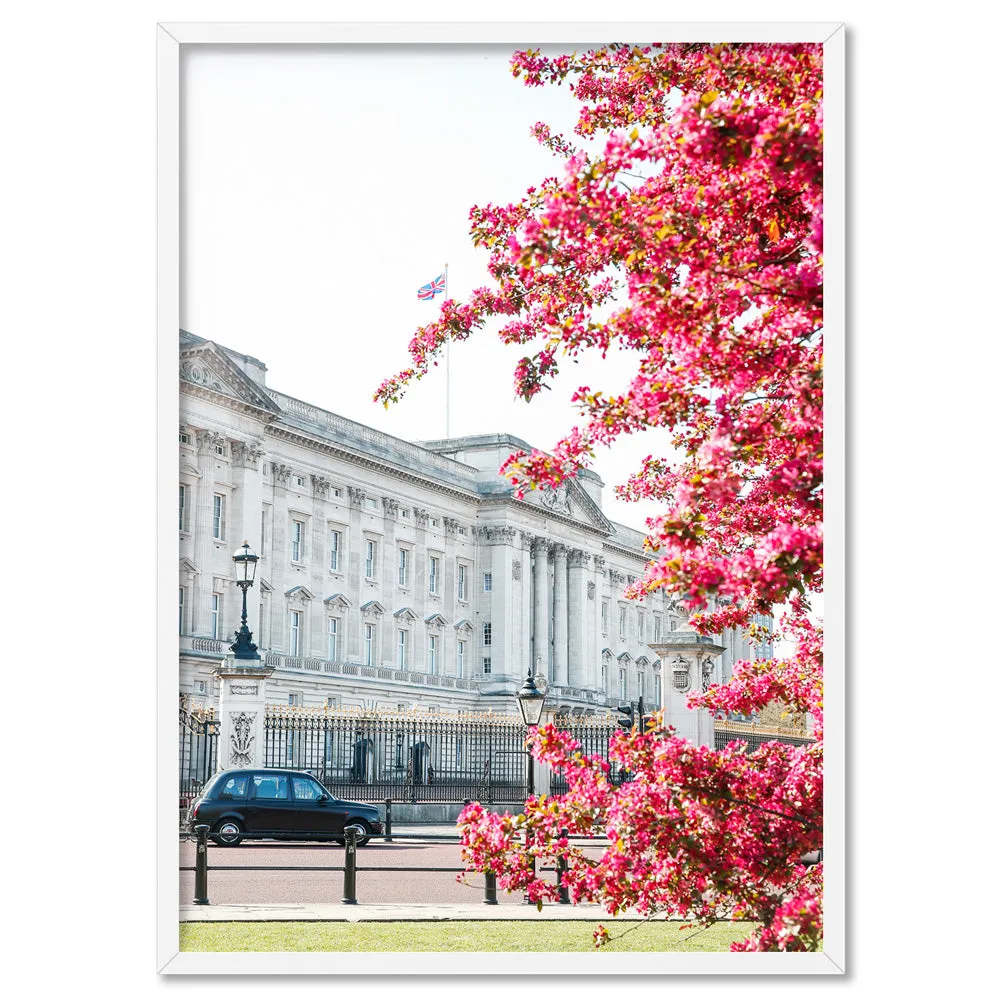 Buckingham Palace in Spring - Art Print by Victoria's Stories