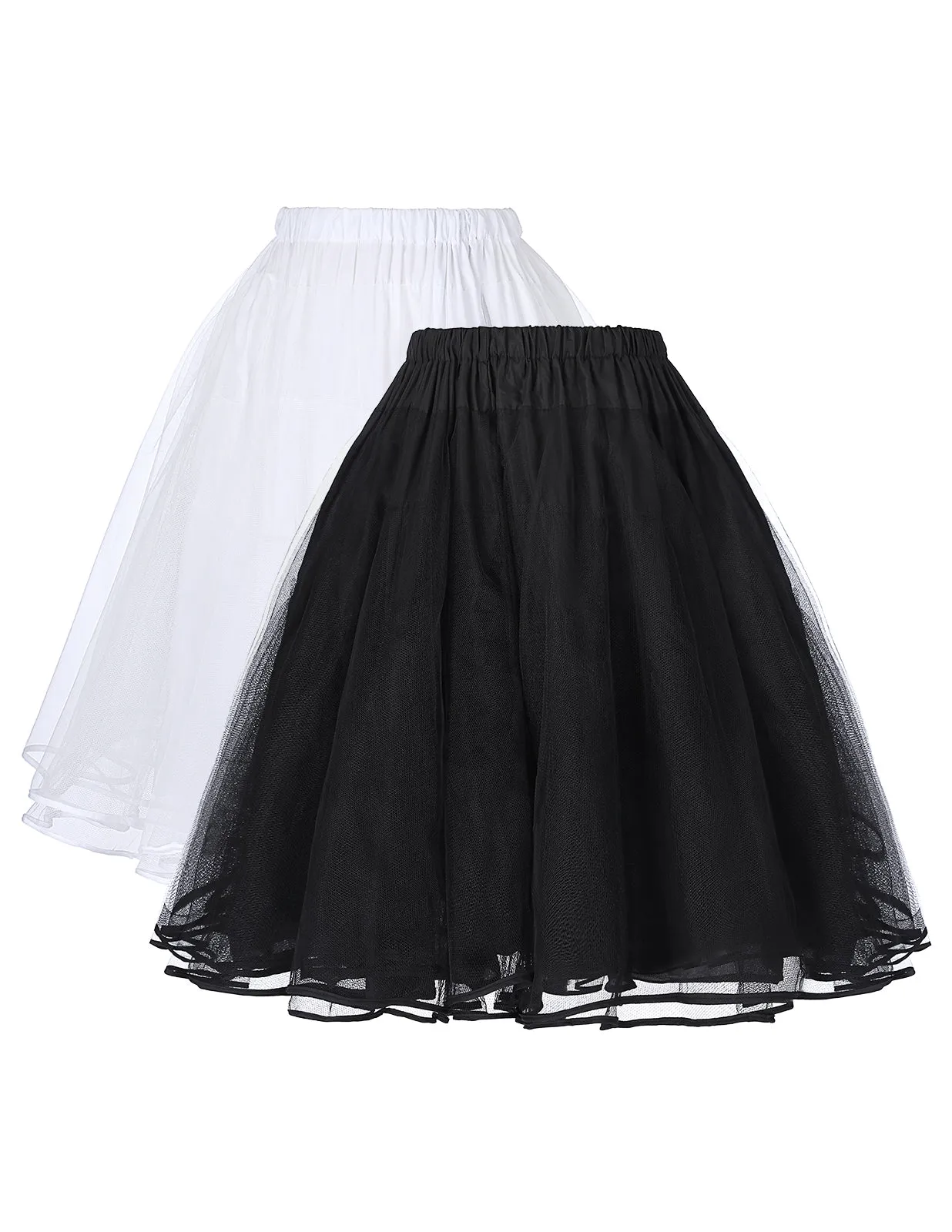 Bundle Deal Vintage Women's 50s Rockabilly Tutu Skirt Petticoat 3 Layers