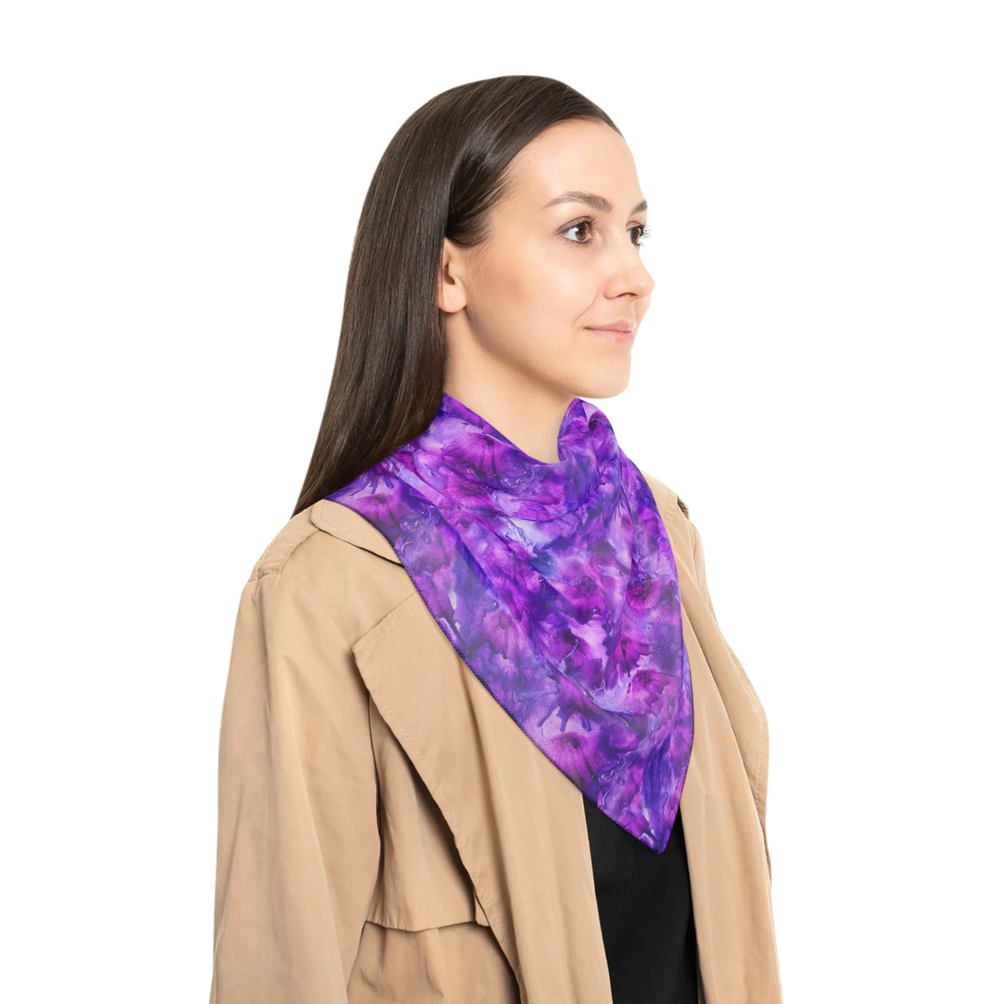 Chiffon Scarf - Amethyst Dreams