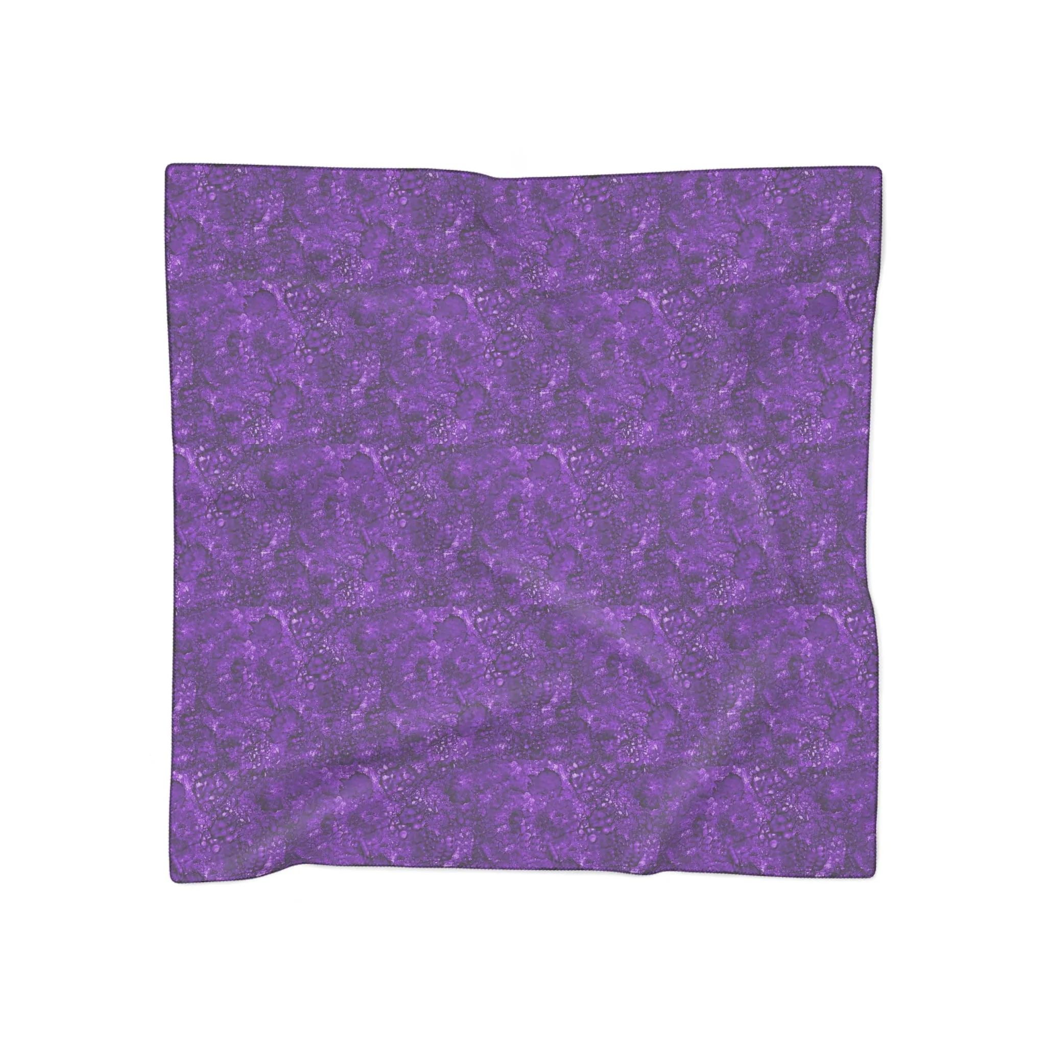 Chiffon Scarf - Purple Sapphire Dreams Print