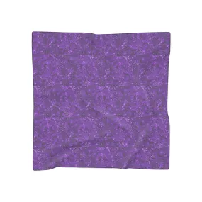 Chiffon Scarf - Purple Sapphire Dreams Print