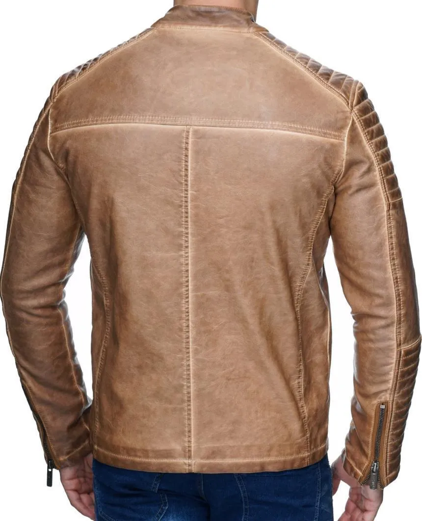 Cooper Biker Style Leather Jacket