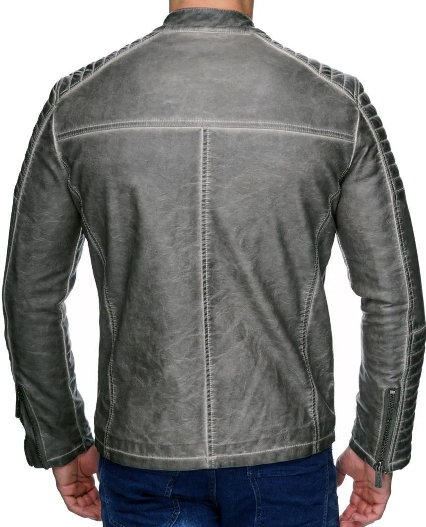 Cooper Biker Style Leather Jacket