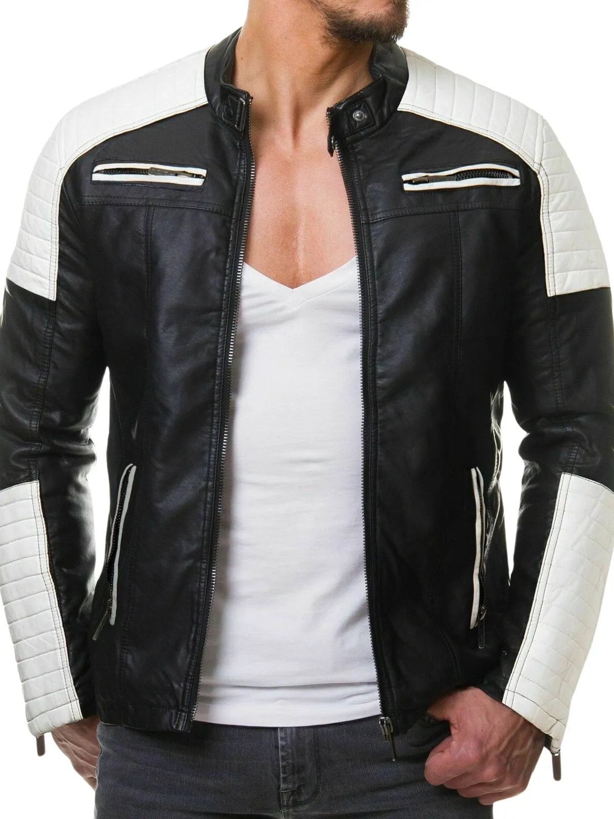 Cooper Biker Style Leather Jacket