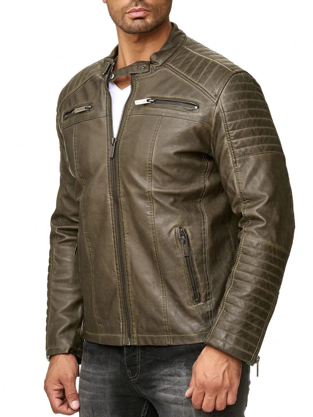 Cooper Biker Style Leather Jacket