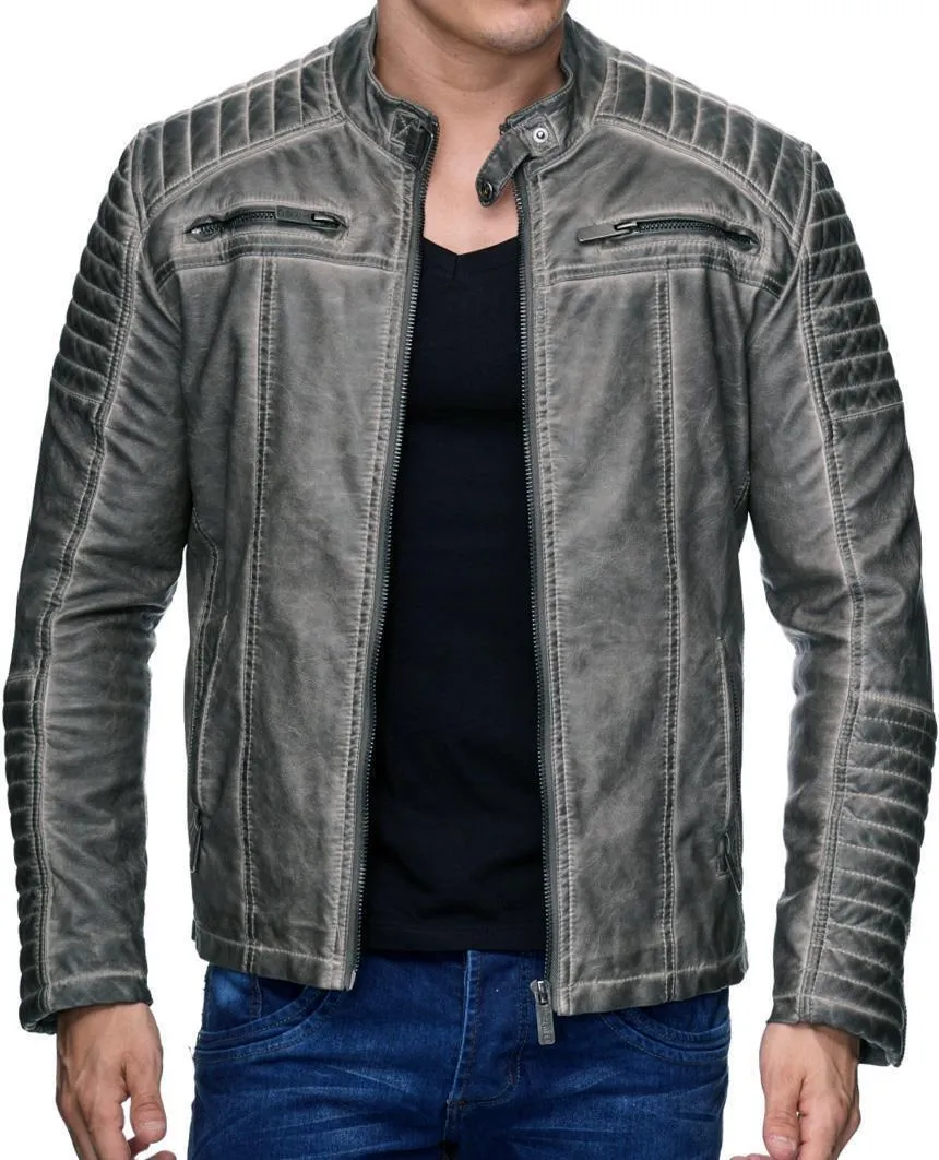 Cooper Biker Style Leather Jacket