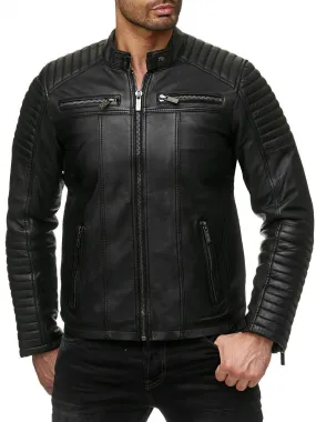 Cooper Biker Style Leather Jacket