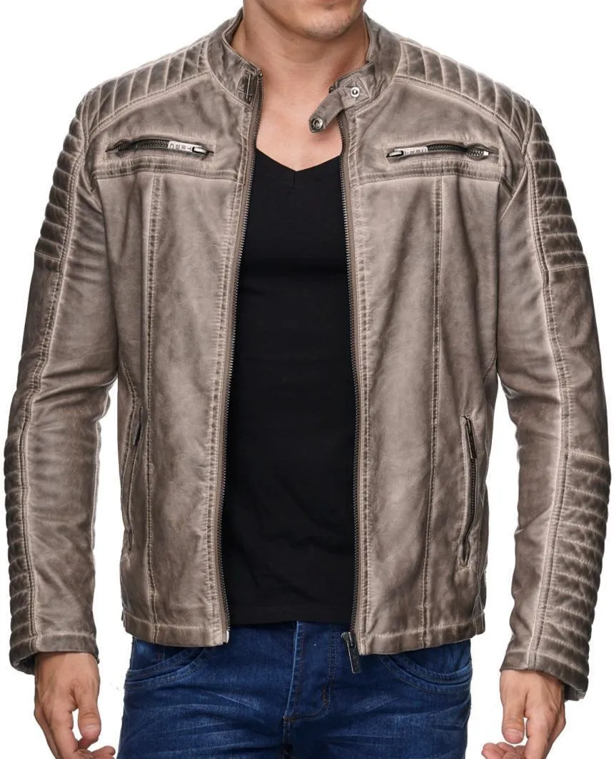 Cooper Biker Style Leather Jacket