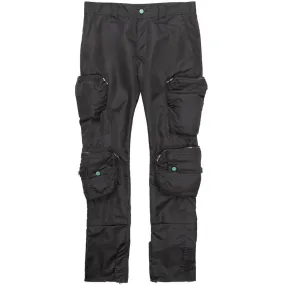 Core Modern Straight Black Cargo Pants