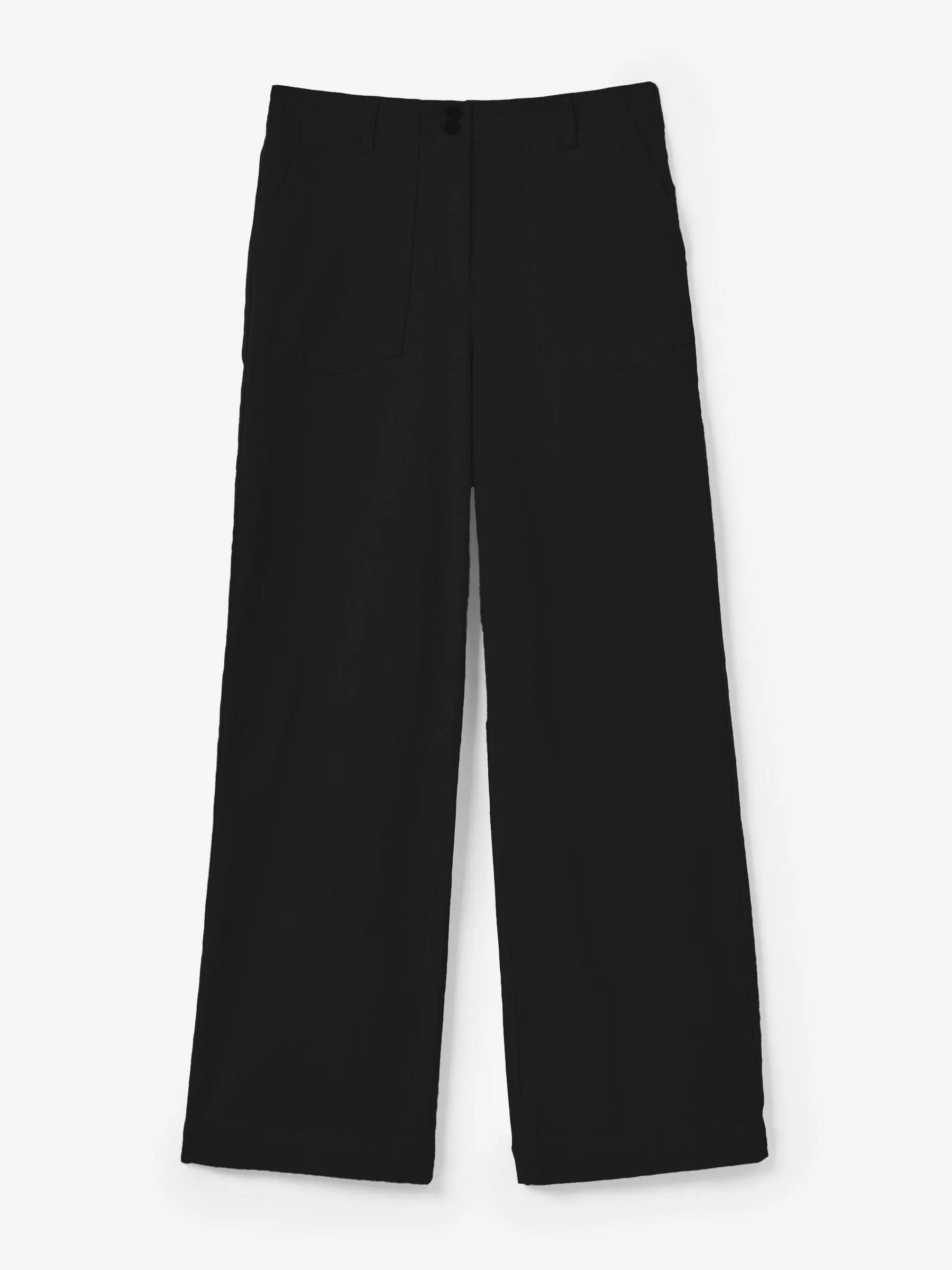 Cotton Kristin Wide Leg Pants