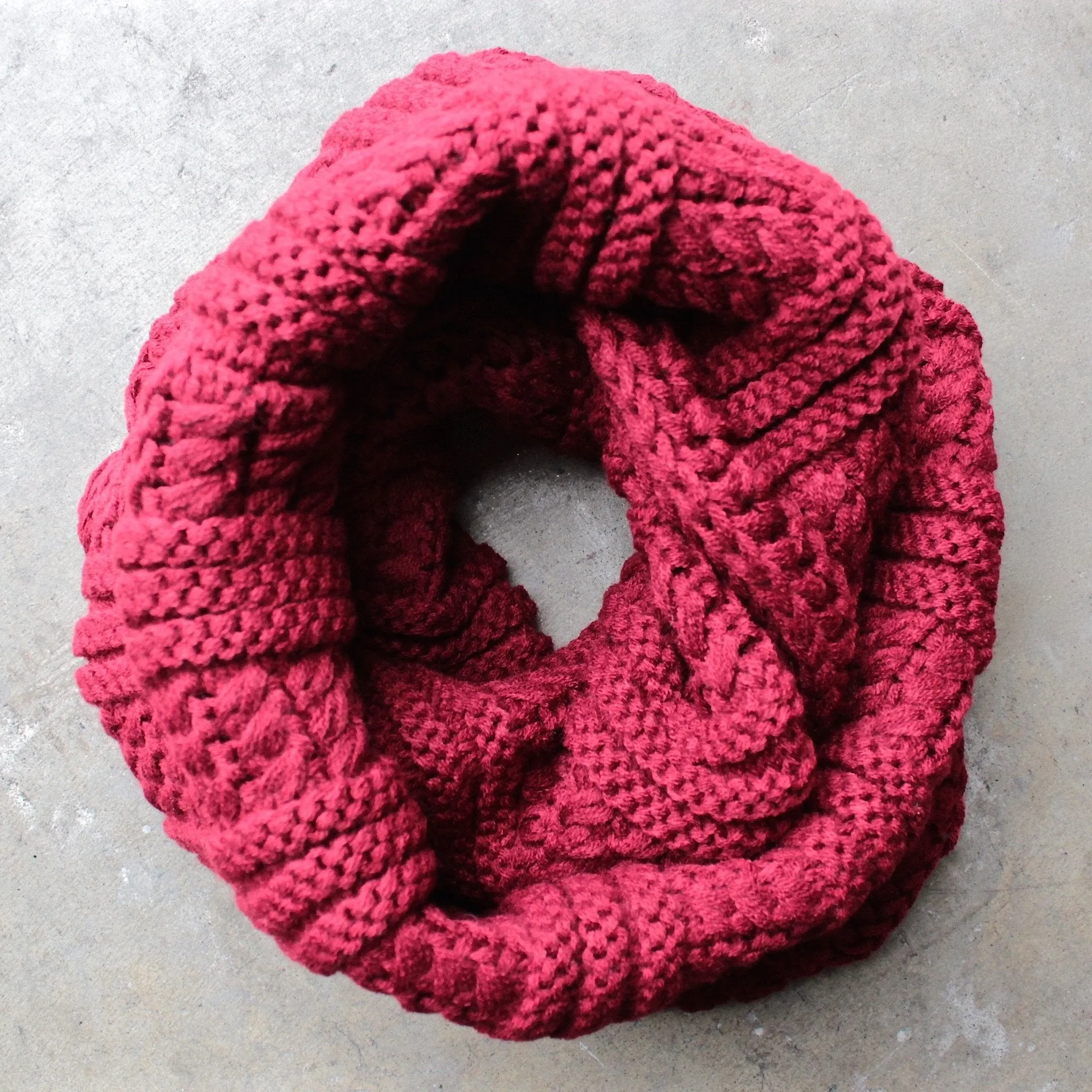 Cozy Knit Infinity Scarf - More Colors