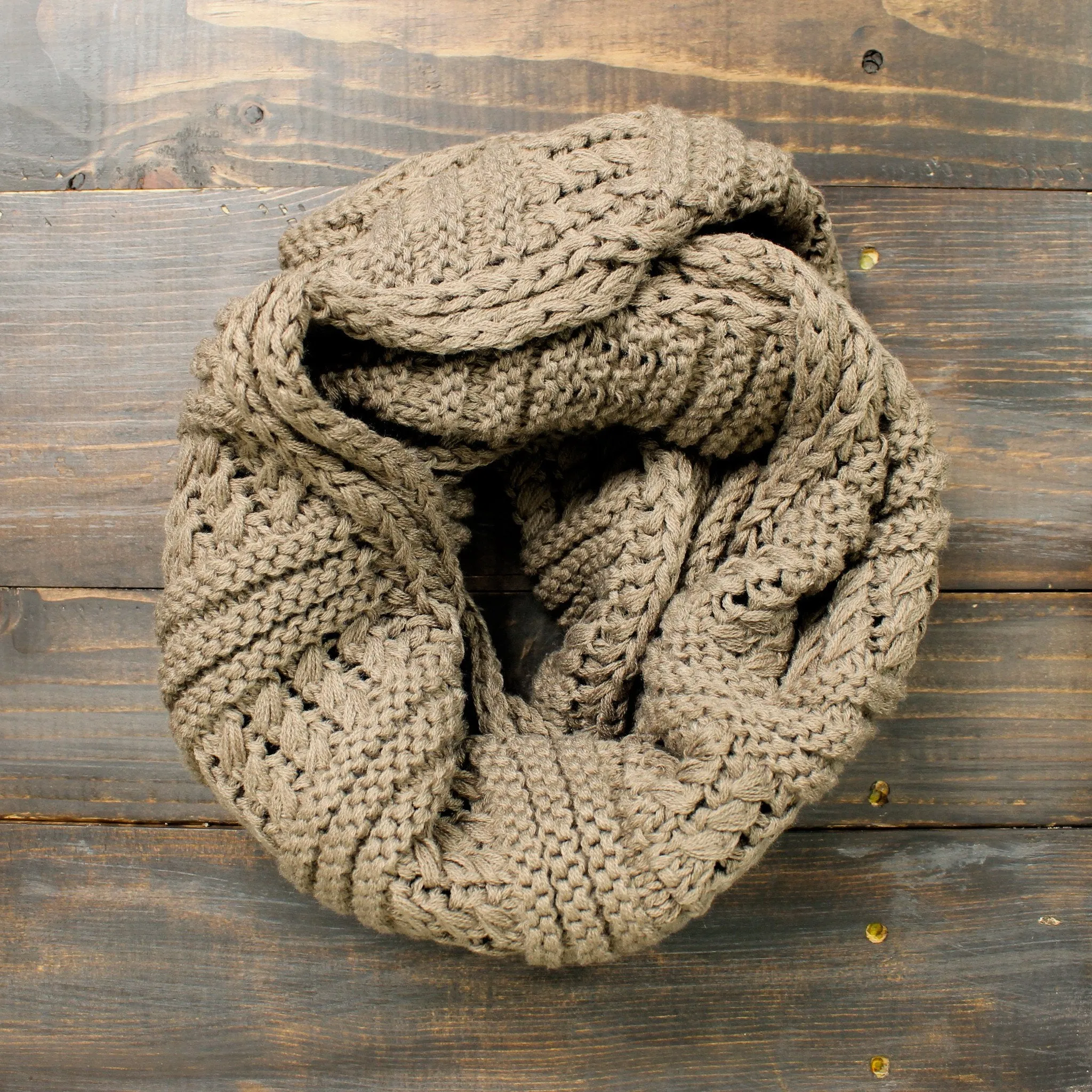 Cozy Knit Infinity Scarf - More Colors