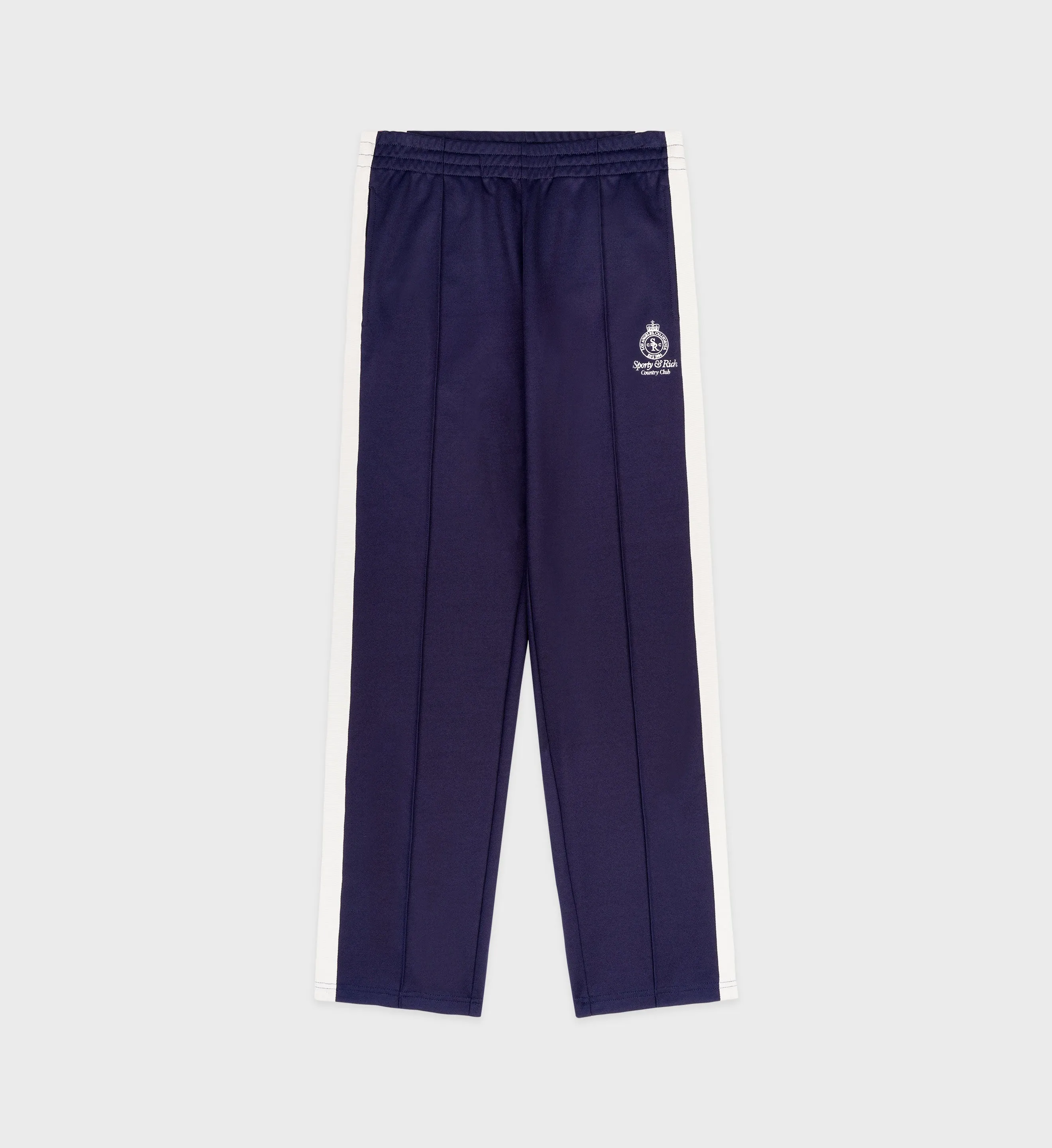 Crown Track Pants - Navy/Cream/Merlot