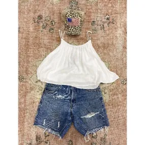 Custom Vintage Denim Shorts