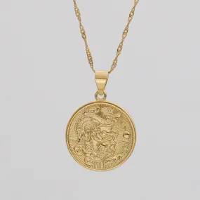 Dragon Coin Necklace