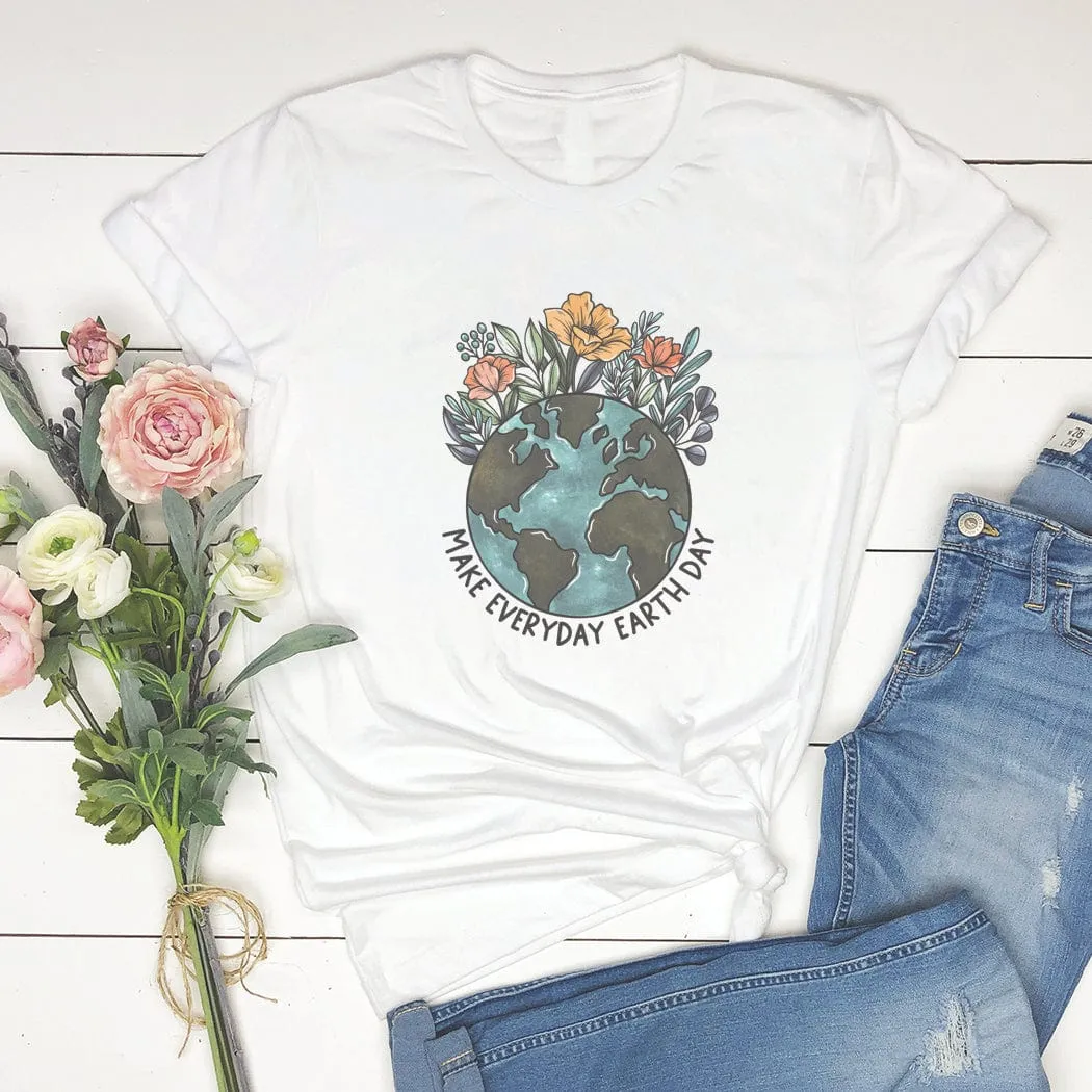 Everyday Earth Day Spring Graphic T-Shirt - SP130