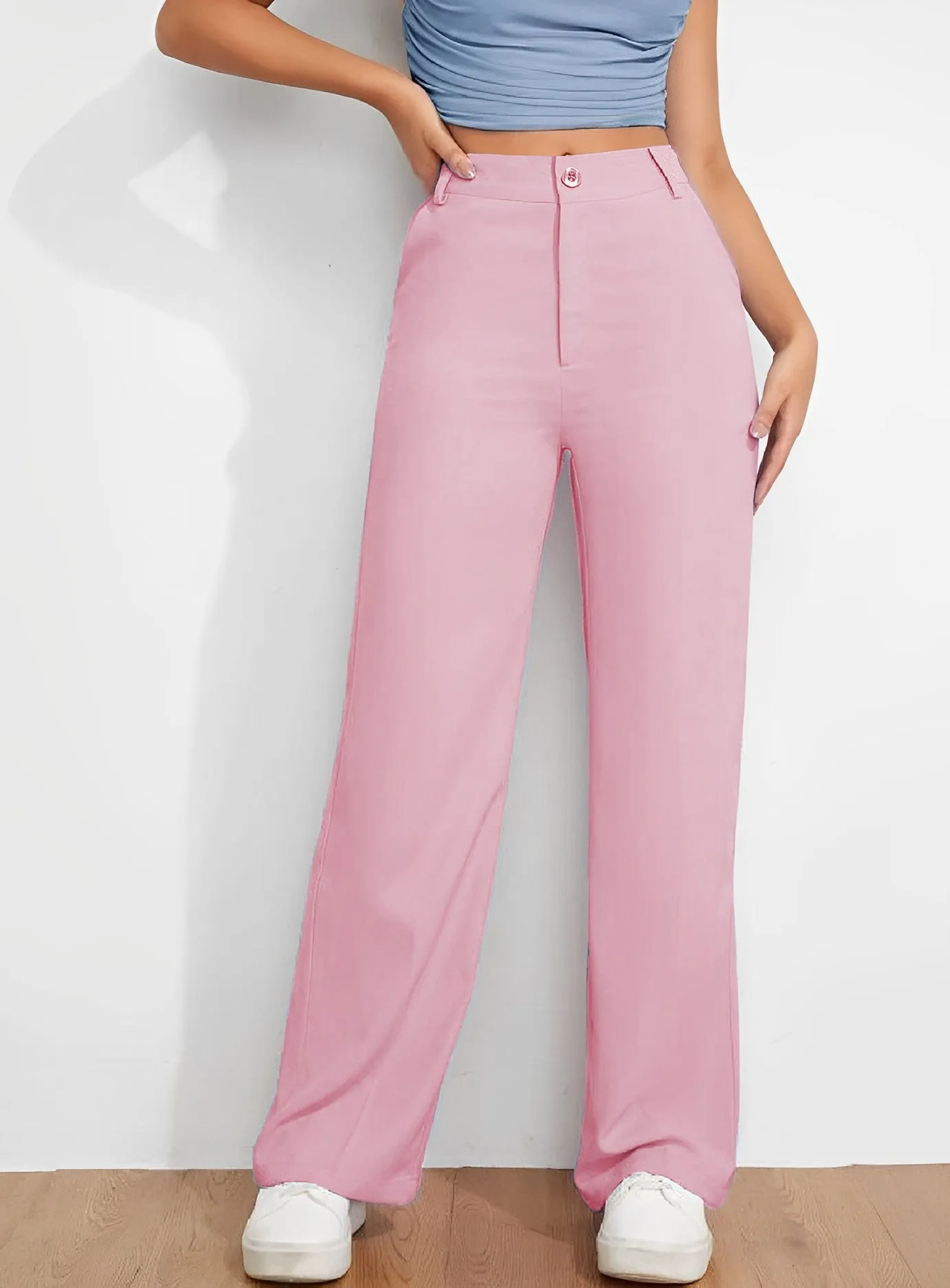 Everyday Straight leg High Waist Pants