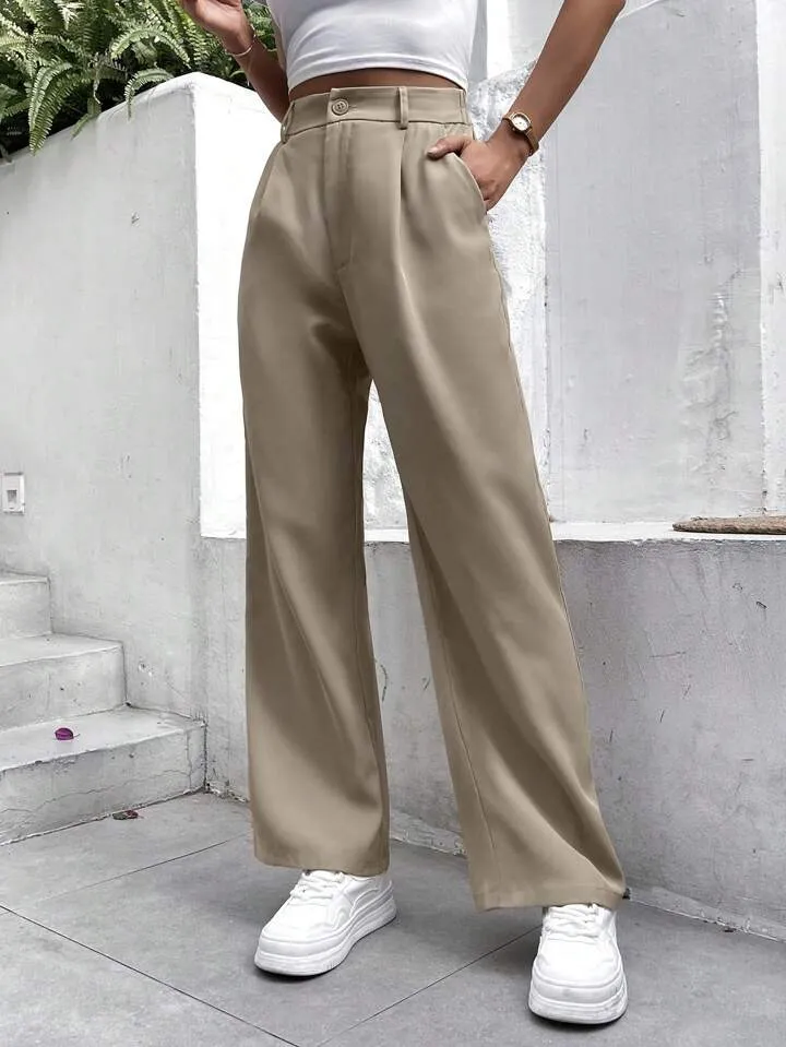 Everyday Straight leg High Waist Pants