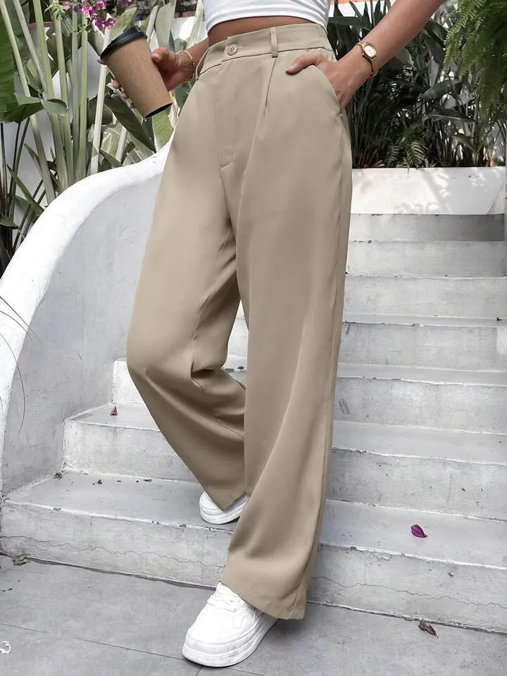 Everyday Straight leg High Waist Pants