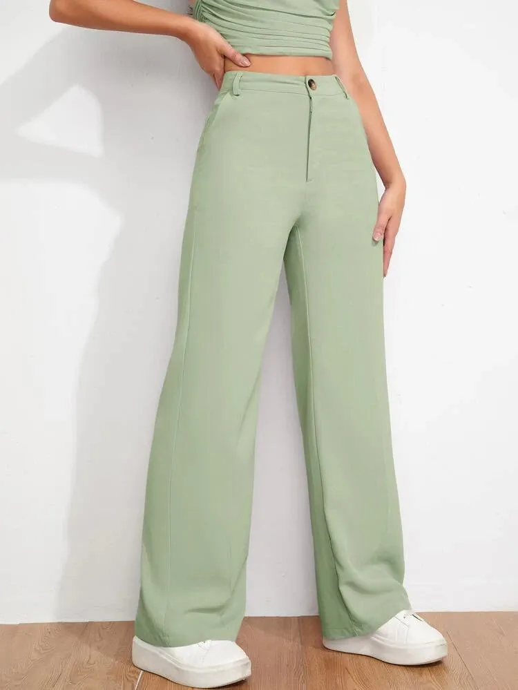 Everyday Straight leg High Waist Pants