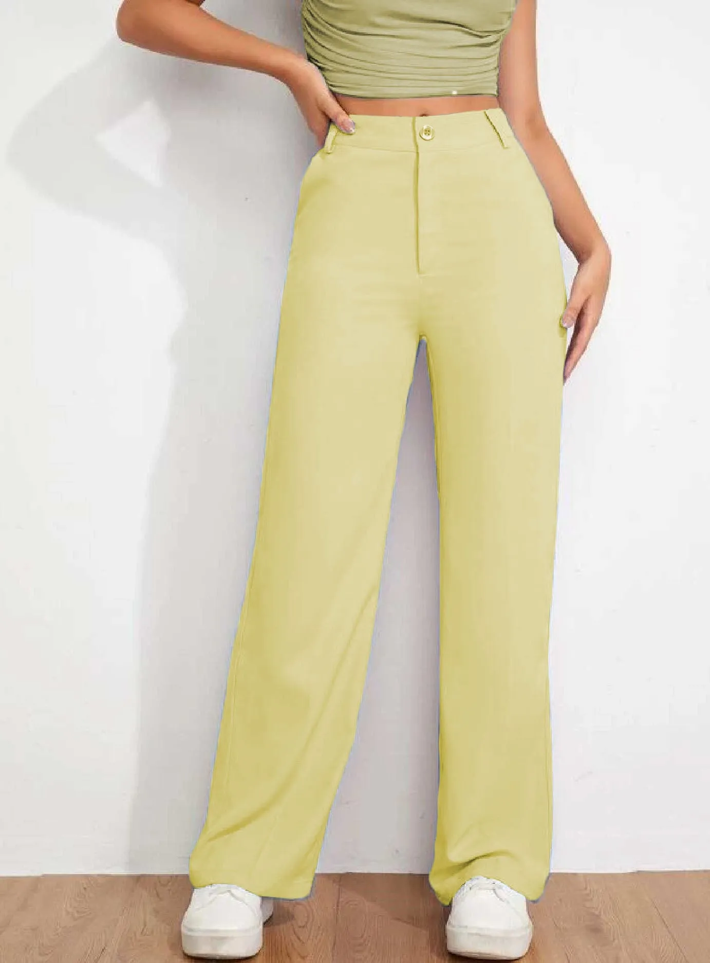 Everyday Straight leg High Waist Pants