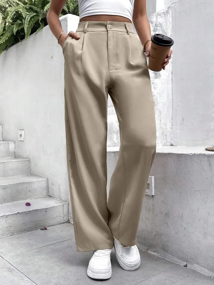 Everyday Straight leg High Waist Pants