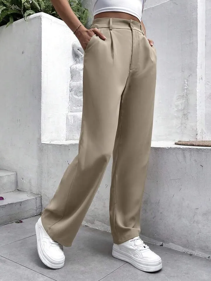 Everyday Straight leg High Waist Pants