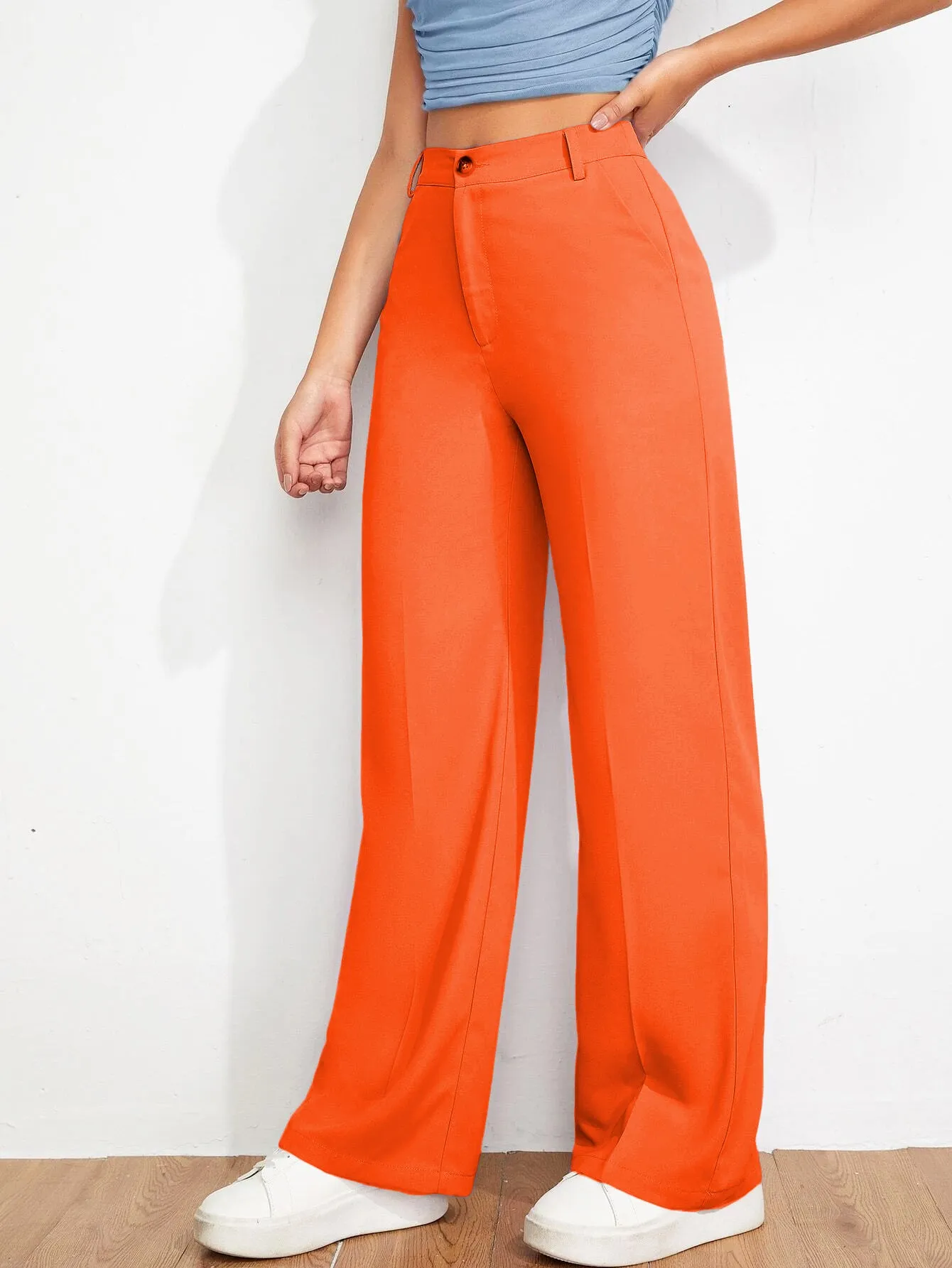 Everyday Straight leg High Waist Pants