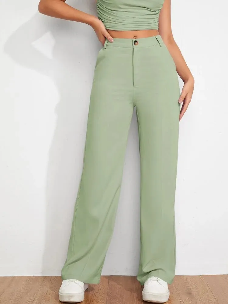 Everyday Straight leg High Waist Pants